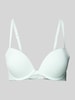 Calvin Klein Underwear Push-up-BH mit Label-Details Modell 'PERFECTLY FIT' Aqua