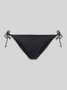 HUGO Bikini-Hose mit Schnürung und Label-Details Black