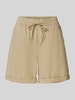 s.Oliver RED LABEL Relaxed Fit Shorts aus Baumwoll-Lyocell-Mix Beige