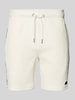 Ellesse Regular Fit Cordshorts mit Logo-Badge Modell 'TOMATRO' Offwhite
