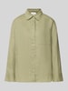s.Oliver RED LABEL regular fit overhemdblouse van puur linnen Kaki
