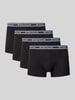 Tom Tailor Regular Fit Trunks im 5er-Set aus weicher Baumwolle mit elastischem Label-Bund Black