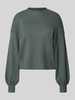 Vero Moda Pullover met extra brede schouders, model 'NANCY' Rietgroen