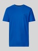 Fynch-Hatton T-shirt met logostitching Koningsblauw