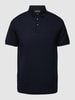 Emporio Armani Poloshirt met labelstitching Marineblauw