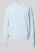 Tommy Hilfiger Sweatshirt met logostitching Lichtblauw