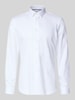 Jake*s Super Slim Fit Business-Hemd mit Kentkragen Weiss