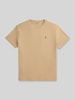 Polo Ralph Lauren męski t-shirt o kroju regular fit z czystej bawełny Khaki
