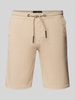 Blend Regular Fit Bermudas mit Tunnelzug Sand