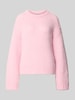 PIECES Relaxed Fit Pullover im Chunky Knit Look Modell 'DORTHEA' Rosa