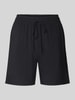 Soyaconcept Shorts aus Viskose mit elastischem Bund Modell 'RADIA' Black