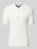 Mango Regular Fit Poloshirt mit Knopfleiste Modell 'talaia' Offwhite