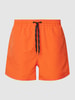 Only & Sons Zwembroek met elastische band, model 'TED' Oranje
