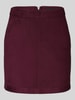 VERO MODA Rozkloszowana spódnica mini z czystej bawełny model 'DONNADINA' Ciemnoczerwony