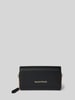 VALENTINO BAGS Clutch met labelapplicatie, model 'ZERO' Zwart