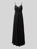 V.M. Abendkleid mit Paillettenbesatz Black