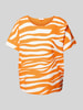 s.Oliver RED LABEL T-Shirt mit Rundhalsausschnitt Orange