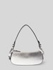 Coccinelle Handtasche mit Label-Detail Modell 'MERVEILLE' Silber