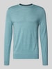 Christian Berg Men Regular Fit Longsleeve aus Merino-Mix Schilf Melange