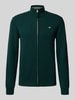 Gant Strickjacke mit Reißverschluss Dunkelgruen
