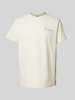 Ellesse T-shirt z wyhaftowanym logo model ‘MARGOLIA’ Złamany biały