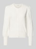b.young Gebreid jack van Viscosemix met Knoopsluiting model 'MANINA' Offwhite