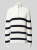 MCNEAL Strickpullover aus Bio-Baumwolle mit Rollkragen Offwhite