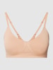 Calvin Klein Underwear Bralette mit Label-Detail Beige