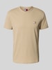 Tommy Jeans Regular fit T-shirt van puur katoen Beige