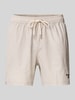 Barbour Shorts mit elastischem Bund und Eingrifftaschen Sand