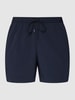 Tommy Hilfiger Badehose mit Logo-Stitching Dunkelblau