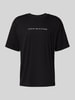Tommy Hilfiger Relaxed Fit T-Shirt aus reiner Baumwolle Black
