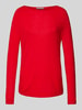 Christian Berg Woman Selection Wollpullover mit U-Boot-Ausschnitt Rot