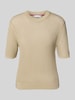 Tommy Hilfiger Regular Fit Häkelpullover aus Baumwoll-Mix Sand