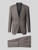 HECHTER PARIS Slim fit pak van scheerwolmix Taupe