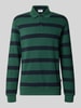 Lindbergh regular fit poloshirt Donkergroen