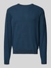 Tom Tailor Regular fit gebreide pullover van zuiver katoen Petrol