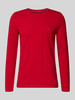 Tommy Hilfiger Slim fit shirt met lange mouwen van katoenmix Rood