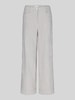 MAC Wide Leg Cordhose mit Gürtelschlaufen Modell 'Palazzo' Offwhite