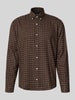 MCNEAL Vrijetijdsoverhemd met knoopsluiting Chocoladebruin
