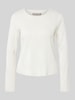 Christian Berg Woman Selection Longsleeve mit Strukturmuster Ecru