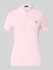 Polo Ralph Lauren Slim Fit Poloshirt aus Baumwoll-Mix Hellrosa