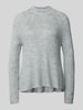 Only Gebreide pullover met ronde hals, model 'JADE' Donkergrijs