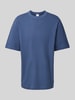 SELECTED HOMME Relaxed fit T-shirt met ronde hals Blauw