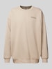 Guess Activewear Sweatshirt mit Label-Print Modell 'EMIS' Beige