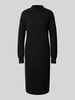 Christian Berg Woman Strickkleid mit Turtleneck Black