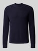 Jack & Jones Premium Gebreide pullover met ribboorden, model 'VIGGO' Donkerblauw