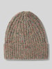 Jake*s Casual Beanie met omslag Olijfgroen