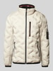 Tom Tailor Regular Fit Funktionsjacke mit abnehmbarer Kapuze Offwhite