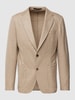 Windsor 2-knoops colbert met steekzakken, model 'Giro' Beige